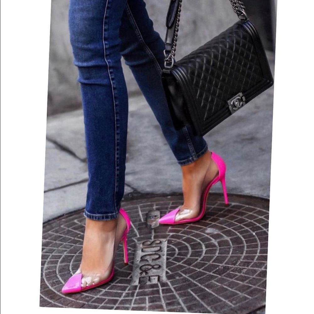 Schutz Hot Pink Heels